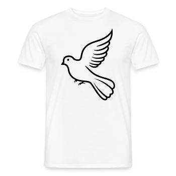 Dove - Men's T-Shirt - white - Front - AI Model Male 178 dark (178cm)