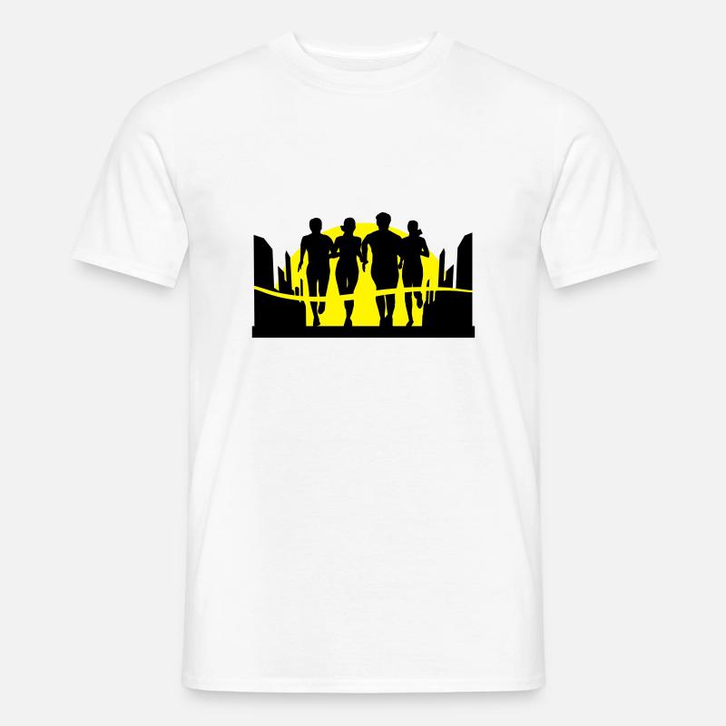 Runner, en cours d'exécution - T-shirt homme - blanc