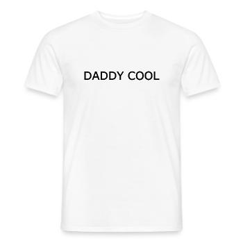 Daddy cool - T-shirt homme - blanc - Devant - AI Model Male 178 dark (178cm)