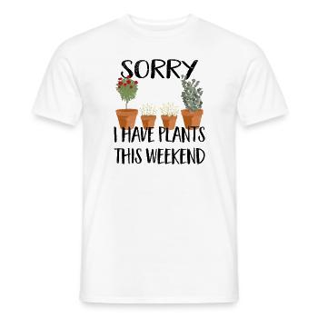 Flower Shop Flower Plant Lover Floral Florist - Men's T-Shirt - white - Front - AI Model Male 178 dark (178cm)