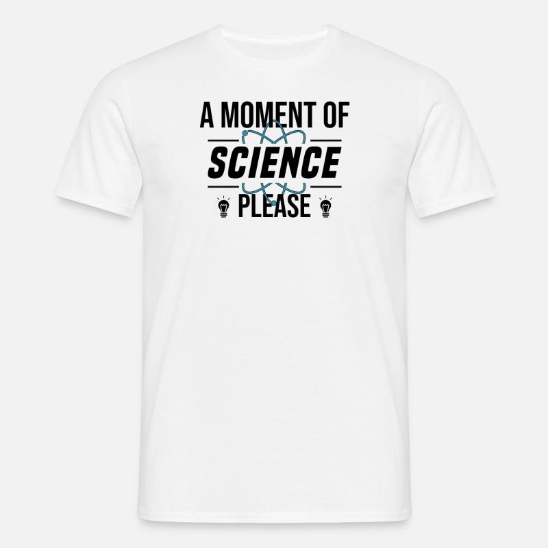 Electron Science Student University Physics - Men's T-Shirt - white