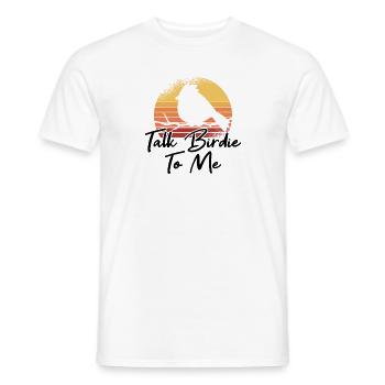 Birdwatching Vogel Nerd Observation d’oiseau Vintage - T-shirt homme - blanc - Devant - AI Model Male 178 dark (178cm)