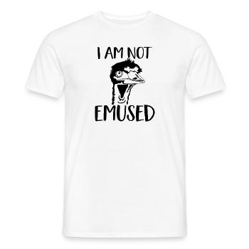 Australie Emu Oiseau Amour Oiseau de course - T-shirt homme - blanc - Devant - AI Model Male 178 dark (178cm)
