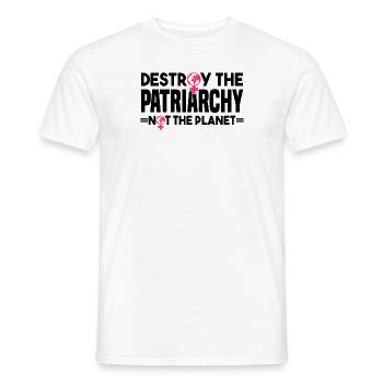 Feminismus Gleichberechtigung Frauenpower Spruch - Männer T-Shirt - Weiß - Vorne - AI Model Male 178 dark (178cm)