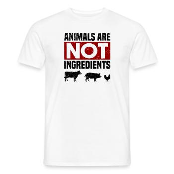 Veganer Veganismus Fleischlos Veganes Leben - Männer T-Shirt - Weiß - Vorne - AI Model Male 178 dark (178cm)