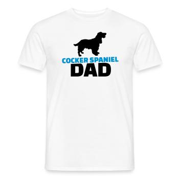Cocker Spaniel - Männer T-Shirt - Weiß - Vorne - AI Model Male 178 dark (178cm)