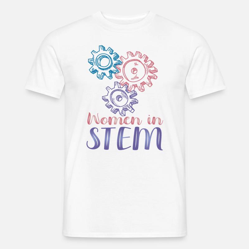 Women In Stem - Technik - Männer T-Shirt - Weiß