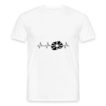 Pulse Macedonia Balkan Home Patriot - Men's T-Shirt - white - Front - AI Model Male 178 dark (178cm)