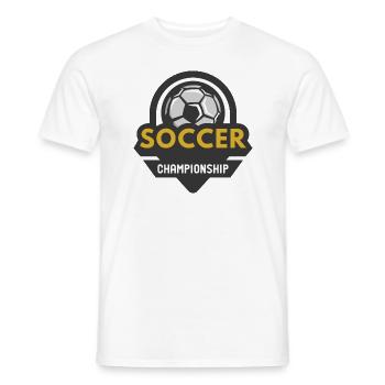 Ballsport - Männer T-Shirt - Weiß - Vorne - AI Model Male 178 dark (178cm)