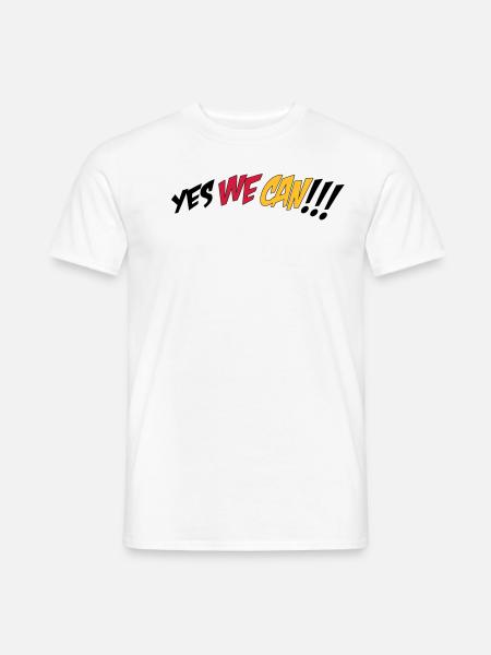 yes we can - Men's T-Shirt - white