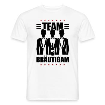 Enterrement de vie de jeune fille de marié - T-shirt homme - blanc - Devant - AI Model Male 178 dark (178cm)