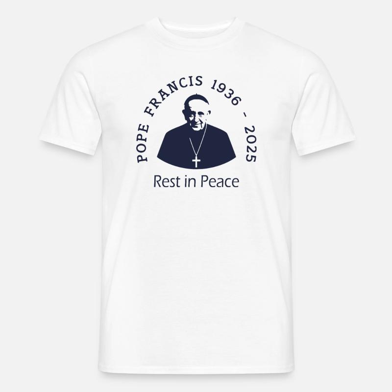 Pope Francis - Männer T-Shirt - Weiß