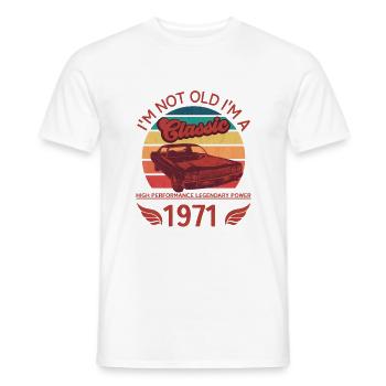 Je ne suis pas vieux je suis un classique - T-shirt homme - blanc - Devant - AI Model Male 178 dark (178cm)