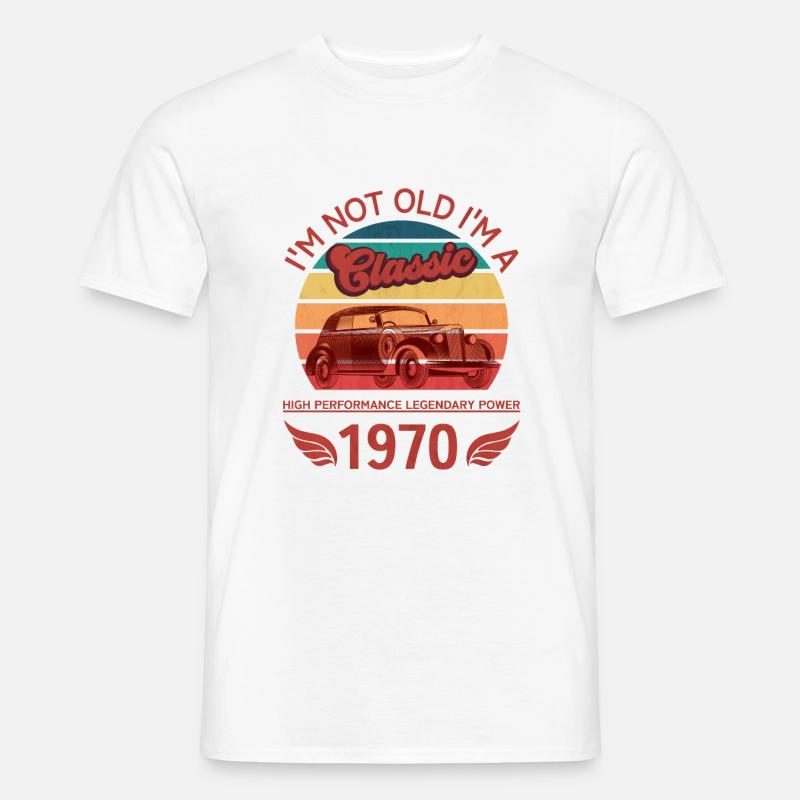 Ich bin nicht alt - Männer T-Shirt - Weiß
