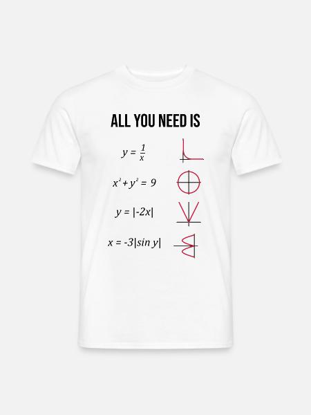 Mathe. Mathelehrer. Mathematiker. Geschenk - Männer T-Shirt - Weiß