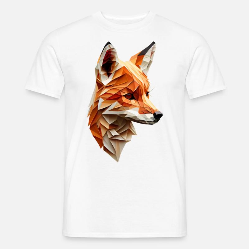 Polygon | Red Fox - Männer T-Shirt - Weiß