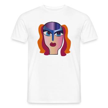 Die Schönheit der Frauen  - Männer T-Shirt - Weiß - Vorne - AI Model Male 178 dark (178cm)