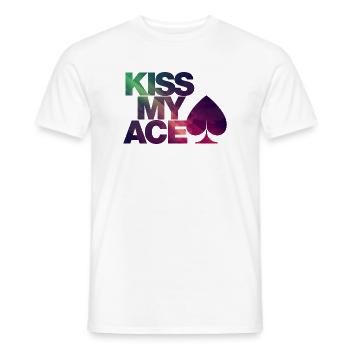 Cool Poker Shirt - Männer T-Shirt - Weiß - Vorne - AI Model Male 178 dark (178cm)