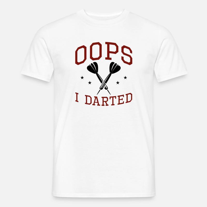 Oops I Darted - Männer T-Shirt - Weiß