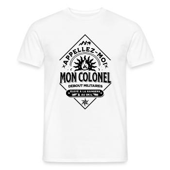 Appellez-moi mon Colonel.. - T-shirt homme - blanc - Devant - AI Model Male 178 dark (178cm)