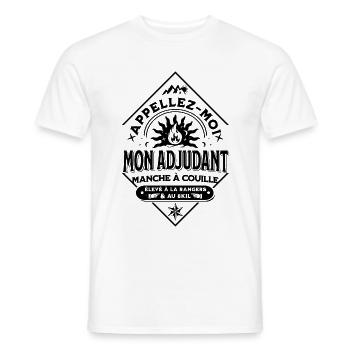 Nennen Sie mich meinen Adjutanten, Channel Band zu C.... - Männer T-Shirt - Weiß - Vorne - AI Model Male 178 dark (178cm)
