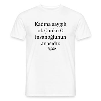 Hz. Ali Sözleri - Men's T-Shirt - white - Front - AI Model Male 178 dark (178cm)