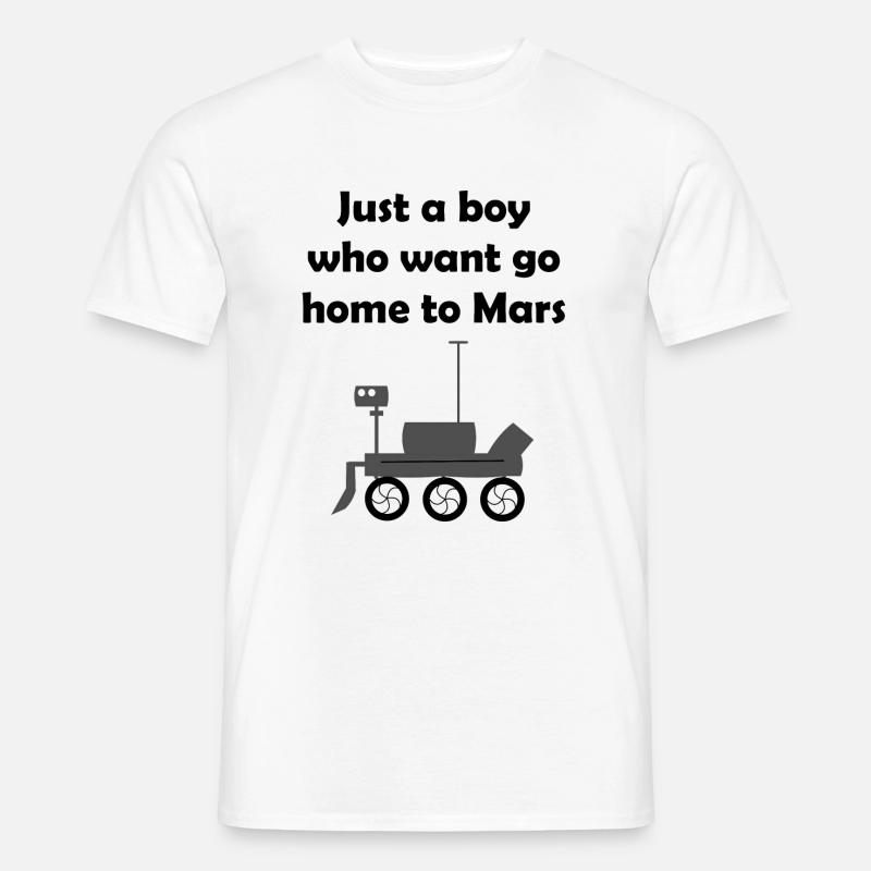 Die Mars Entdecker - Männer T-Shirt - Weiß