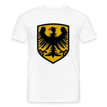 Les supporters allemands - T-shirt homme - blanc - Devant - AI Model Male 178 dark (178cm)