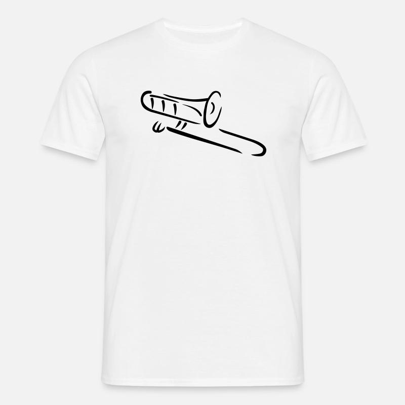 Trombone - Men's T-Shirt - white