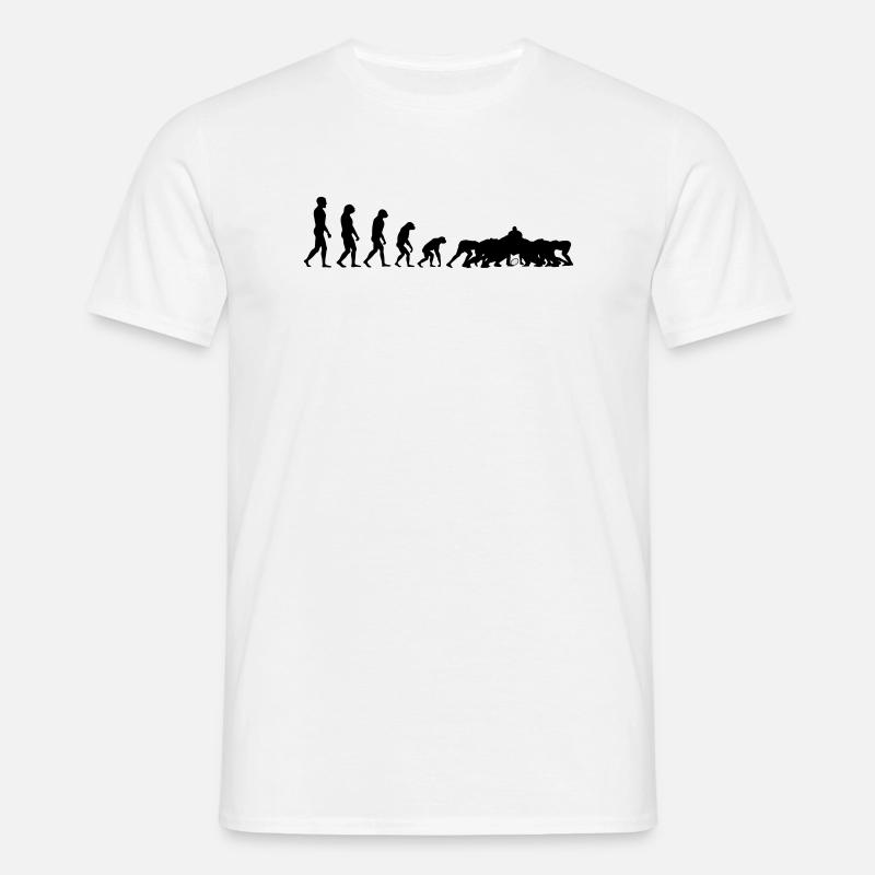 Evolution Rugby - Scrum - Men's T-Shirt - white