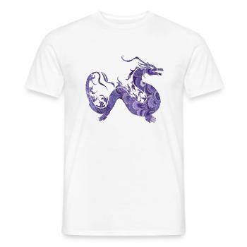 drachen e 76 - Männer T-Shirt - Weiß - Vorne - AI Model Male 178 dark (178cm)