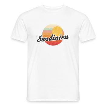 Sardaigne lever du soleil - T-shirt homme - blanc - Devant - AI Model Male 178 dark (178cm)