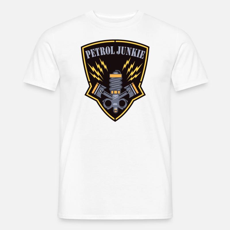 Autoliebhaber Schrauber Geschenkidee - Männer T-Shirt - Weiß