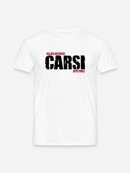 carsi - Heren T-shirt - wit