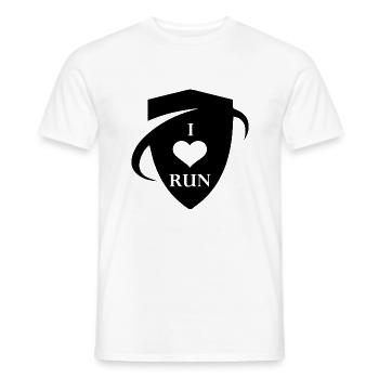 Triathlon Swim Bike Run Marathon - Männer T-Shirt - Weiß - Vorne - AI Model Male 178 dark (178cm)