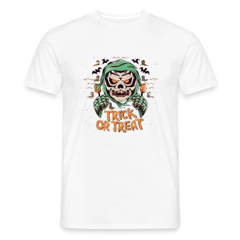 Halloween Tiger-Skelett - Männer T-Shirt - Weiß - Vorne - AI Model Male 178 dark (178cm)