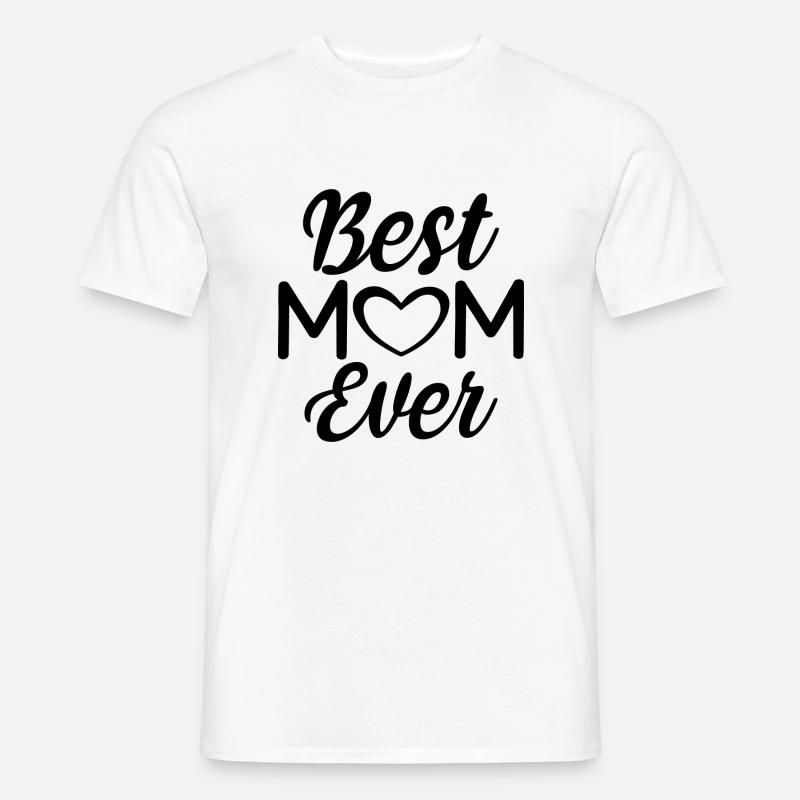 Beste Mutti - Männer T-Shirt - Weiß