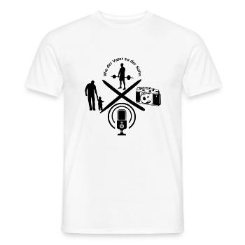Wie der Vater so der Sohn 2000 2000 px 1 - Männer T-Shirt - Weiß - Vorne - AI Model Male 178 dark (178cm)