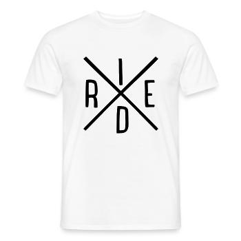 Chevaucher - T-shirt homme - blanc - Devant - AI Model Male 178 dark (178cm)