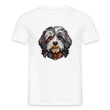 niedlicher hund - Männer T-Shirt - Weiß - Vorne - AI Model Male 178 dark (178cm)