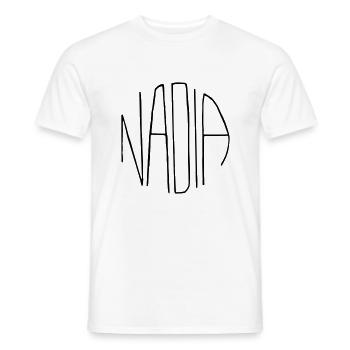 Nadia - T-shirt homme - blanc - Devant - AI Model Male 178 dark (178cm)