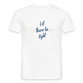 Let there be light - T-shirt homme - blanc - Devant - AI Model Male 178 dark (178cm)