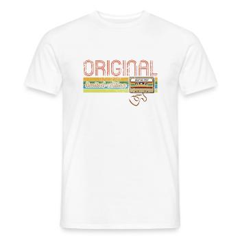 Kassette 1975 Limited Edition - Geburtstag - Männer T-Shirt - Weiß - Vorne - AI Model Male 178 dark (178cm)