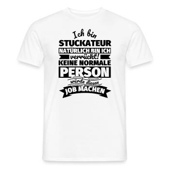Stuckateur Geschenke - Männer T-Shirt - Weiß - Vorne - AI Model Male 178 dark (178cm)