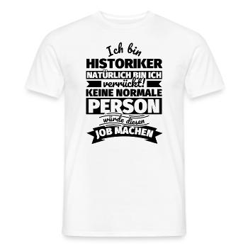 Historiker Geschenke - Männer T-Shirt - Weiß - Vorne - AI Model Male 178 dark (178cm)