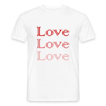 PAAR. ICH HABE GERADE GEHEIRATET. Junggesellinnenabschied. VALENTINSTAG. MARIES - Männer T-Shirt - Weiß - Vorne - AI Model Male 178 dark (178cm)