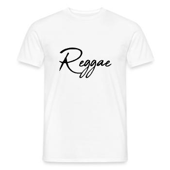 Reggae - T-shirt homme - blanc - Devant - AI Model Male 178 dark (178cm)