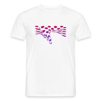 Art de l’illusion d’optique - T-shirt homme - blanc - Devant - AI Model Male 178 dark (178cm)