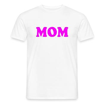 Mom - Männer T-Shirt - Weiß - Vorne - AI Model Male 178 dark (178cm)