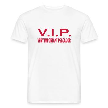 Very important pescador - Men's T-Shirt - white - Front - AI Model Male 178 dark (178cm)